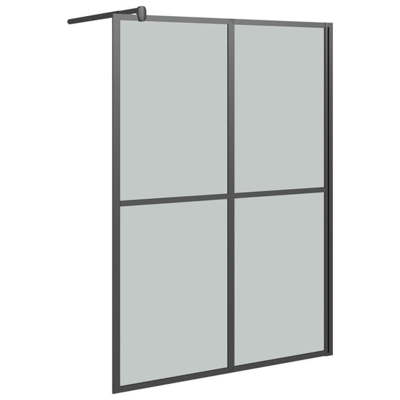 vidaXL Walk-in Shower Enclosure Bathroom Wall Panel Screen Tempered Glass