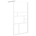thumbnail image 1 of vidaXL Walk-in Shower Enclosure Bathroom Wall Panel Shower Screen ESG Glass, 1 of 17