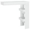 thumbnail image 1 of vidaXL Wall Bar Table Kitchen Bar Dining Table Computer Desk Engineered Wood, 1 of 28