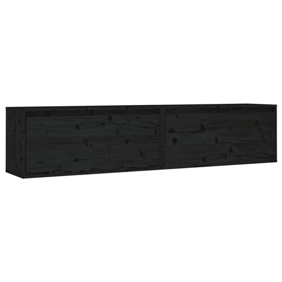 vidaXL Wall Cabinet Floating Cabinet Display Stand with 2 Hidden Compartments