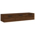 thumbnail image 1 of vidaXL Wall Cabinet Storage Cabinet Wall Unit with 3 Drawers Engineered Wood, 1 of 60