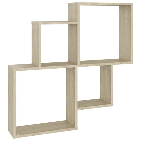 vidaXL Wall Cube Shelf Home Floating Shelf Wall Rack Engineered Wood
