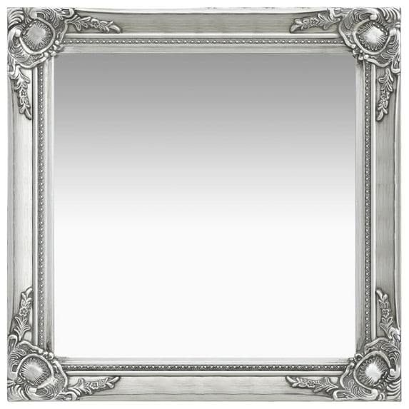 vidaXL Wall Mirror Baroque Style 23.6"x39.4" Black