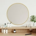 thumbnail image 1 of vidaXL Wall Mirror Decorative Wall Mounted Hanging Vanity Make up Mirror Round, 1 of 46
