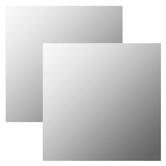 vidaXL Wall Mirrors 2 pcs 19.7"x19.7" Square Glass