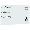 thumbnail image 1 of vidaXL Wall Mounted Magnetic Whiteboard Glass 23.6"x15.7", 1 of 36