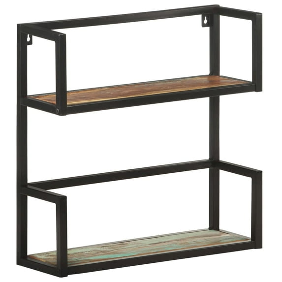 vidaXL Wall Shelf 23.6"x7.9"x23.6" Solid Reclaimed Wood