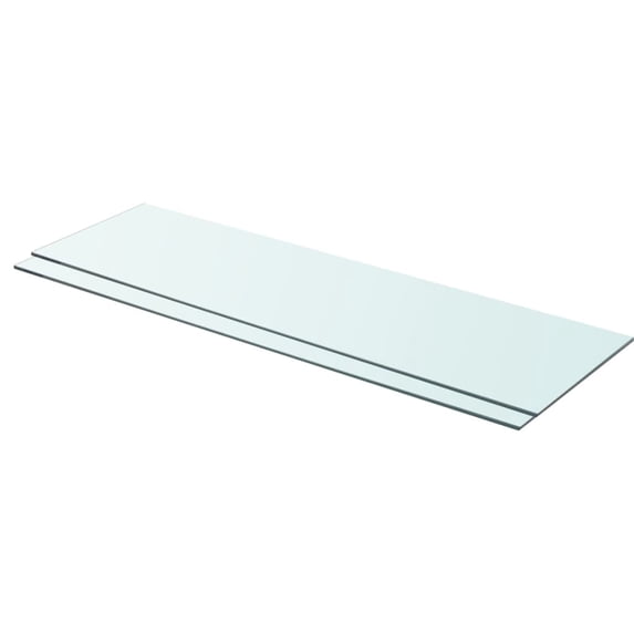 vidaXL Wall Shelf Floating Shelf Display Shelf Wall Mounted Tempered Glass