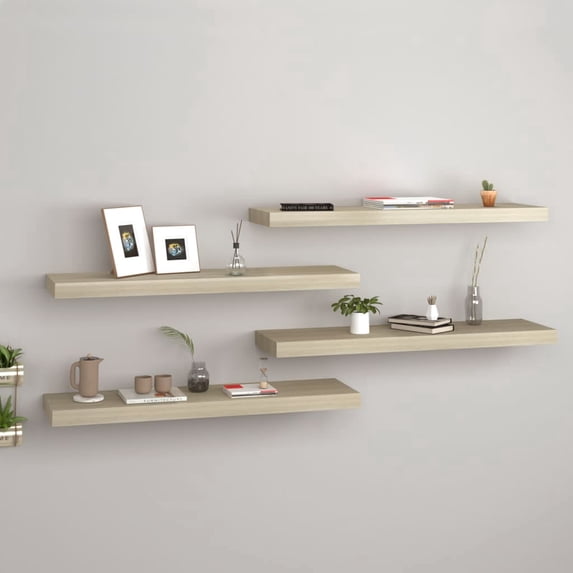 vidaXL Wall Shelf Floating Shelf Wall Mounted Display Shelf for Photo Frame