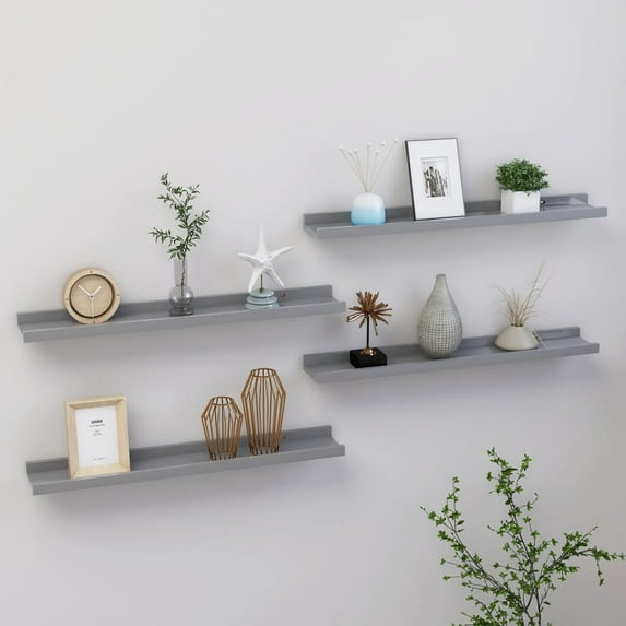 vidaXL Wall Shelf Floating Shelf Wall Mounted Display Shelf for Photo Frame