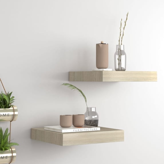 vidaXL Wall Shelf Floating Shelf Wall Mounted Display Shelf for Photo Frame