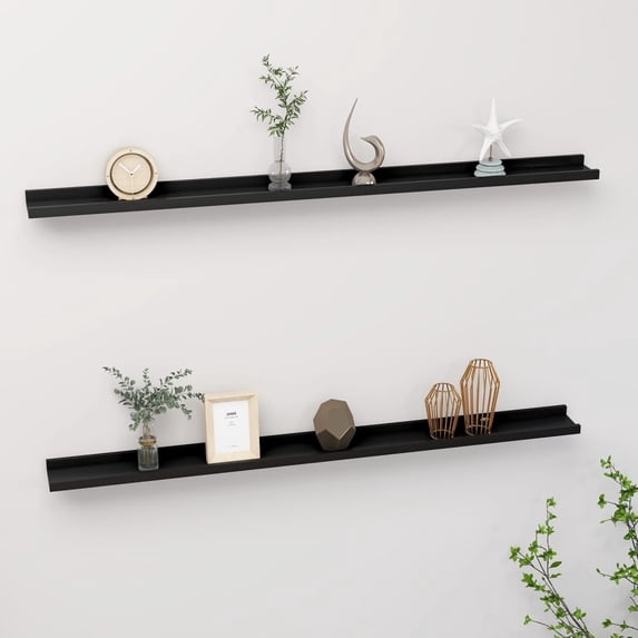 vidaXL Wall Shelf Floating Shelf Wall Mounted Display Shelf for Photo Frame