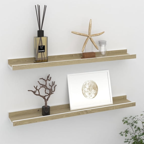vidaXL Wall Shelf Floating Shelf Wall Mounted Display Shelf for Photo Frame