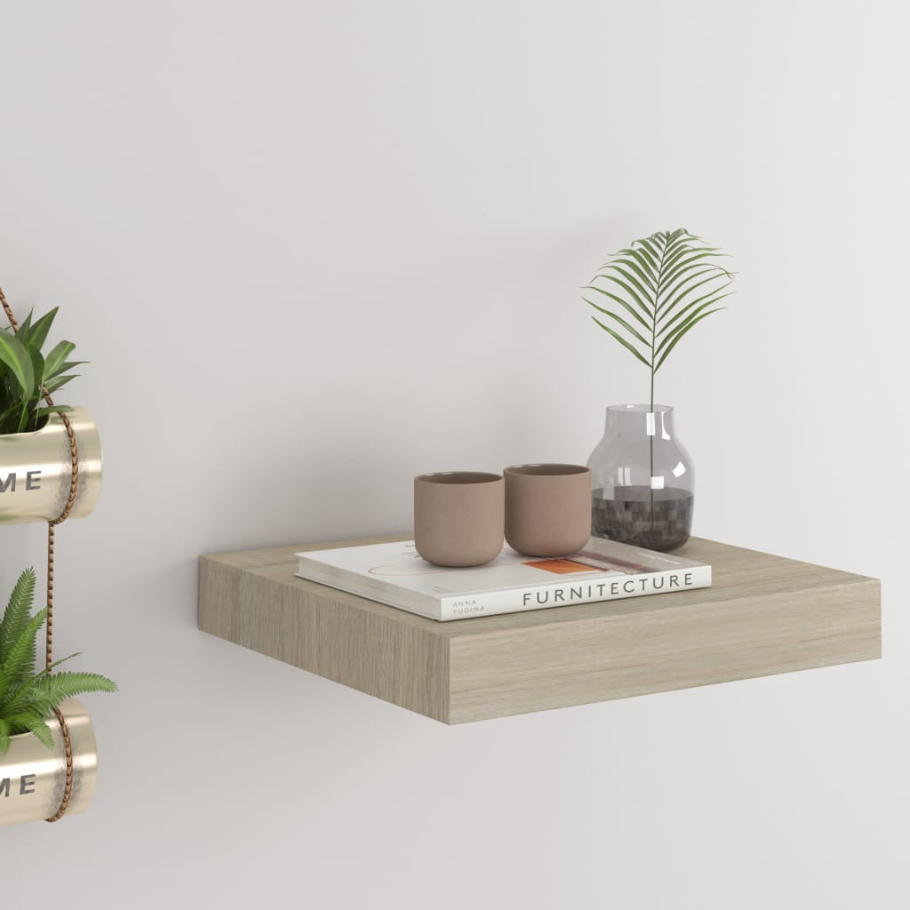 vidaXL Wall Shelf Floating Shelf Wall Mounted Display Shelf for Photo Frame