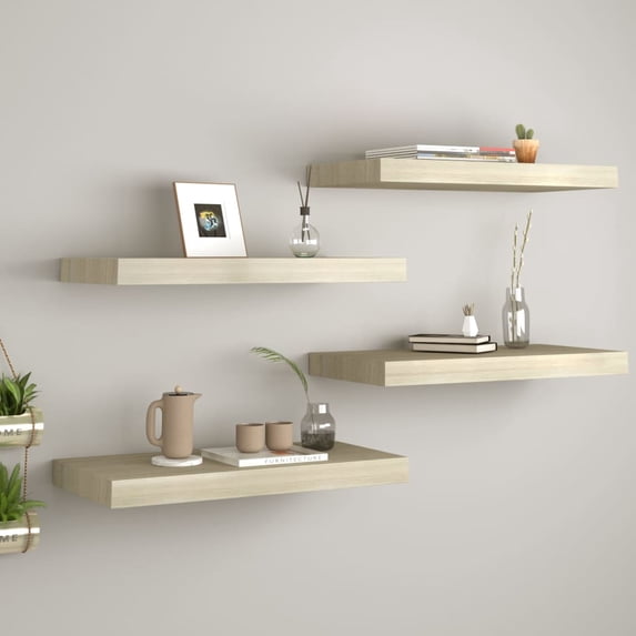 vidaXL Wall Shelf Floating Shelf Wall Mounted Display Shelf for Photo Frame