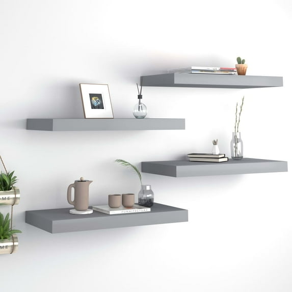 vidaXL Wall Shelf Floating Shelf Wall Mounted Display Shelf for Photo Frame