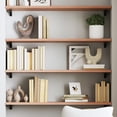 thumbnail image 1 of vidaXL Wall Shelf Floating Storage Shelf Light Brown Treated Solid Wood Oak, 1 of 168