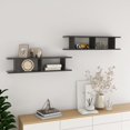 thumbnail image 1 of vidaXL Wall Shelves 2 pcs Floating Wall Shelf for Living Room Engineered Wood, 1 of 193