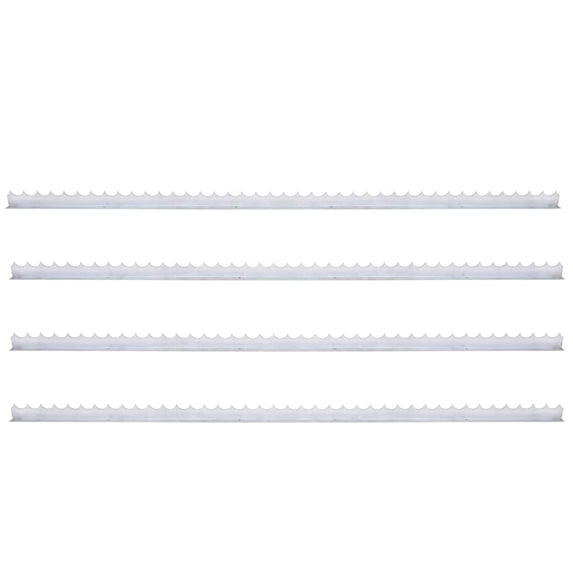 vidaXL Wall Spikes 4 pcs 3.3' Galvanized Steel