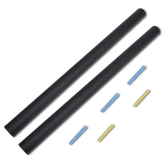 vidaXL Wall Sticker Blackboard Self Adhesive Chalkboard 2 Rolls with Chalks