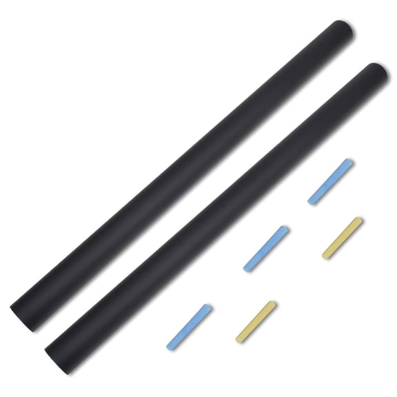 vidaXL Wall Sticker Blackboard Self Adhesive Chalkboard 2 Rolls with Chalks