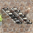 thumbnail image 1 of vidaXL 7-Bottle Wall Wine Rack 2 Pcs White Metal Wall-Mounted Pantry Storage Organizer, 1 of 5