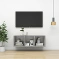 thumbnail image 1 of vidaXL Wall-mounted TV Cabinet Chipboard Home Office Corner Multi Colors/Sizes, 1 of 12