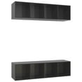 thumbnail image 1 of vidaXL Wall-mounted TV Cabinets 2 pcs White Engineered Wood, 1 of 46