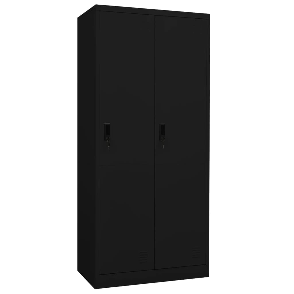 vidaXL Wardrobe Armoire Clothes Storage Closet with 2 Lockable Doors
