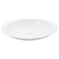 Cast Basin vidaXL Wash Basin Mineral Cast/Marble Cast White Washroom Sink Multi ...