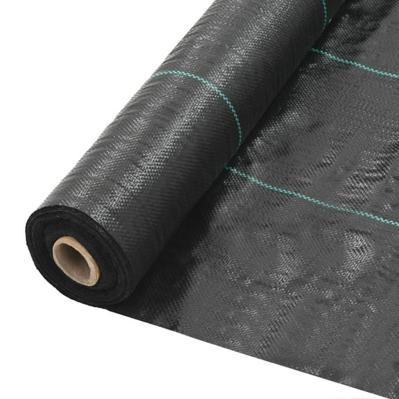 vidaXL Weed Barrier Landscape Fabric Weed Block Mat Control Cloth 3ftx32ft