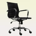 thumbnail image 1 of vidaXL White Leather Office Chair, 1 of 8