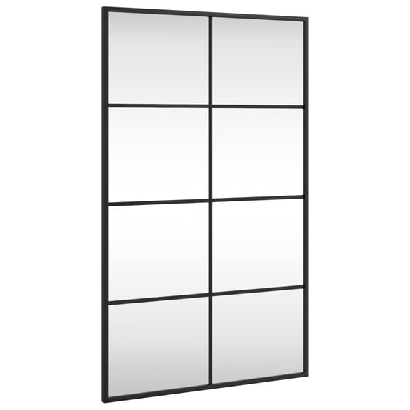 vidaXL Window Mirror Wall Mirror Decorative Hall Mirror for Bathroom Metal