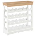 thumbnail image 1 of vidaXL Wine Cabinet White 27.6"x8.9"x27.8" MDF, 1 of 10