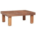 thumbnail image 1 of vidaXL Wood Coffee Table, Brown, 23.6" x 17.7" x 9.1", 1 of 17