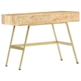 thumbnail image 1 of vidaXL Writing Desk with Drawers 39.4"x21.7"x29.5" Solid Mango Wood, 1 of 10