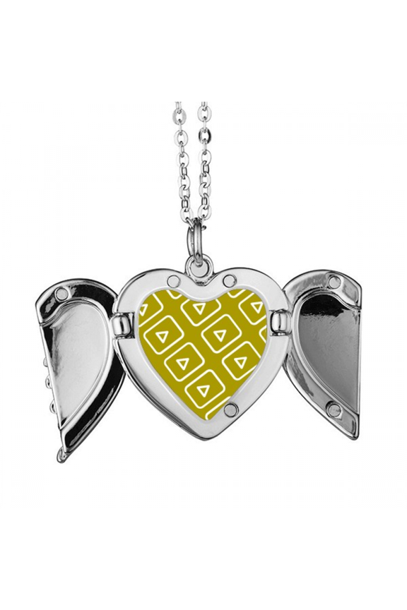 video watch seal patterns angel wings necklpendant fashion