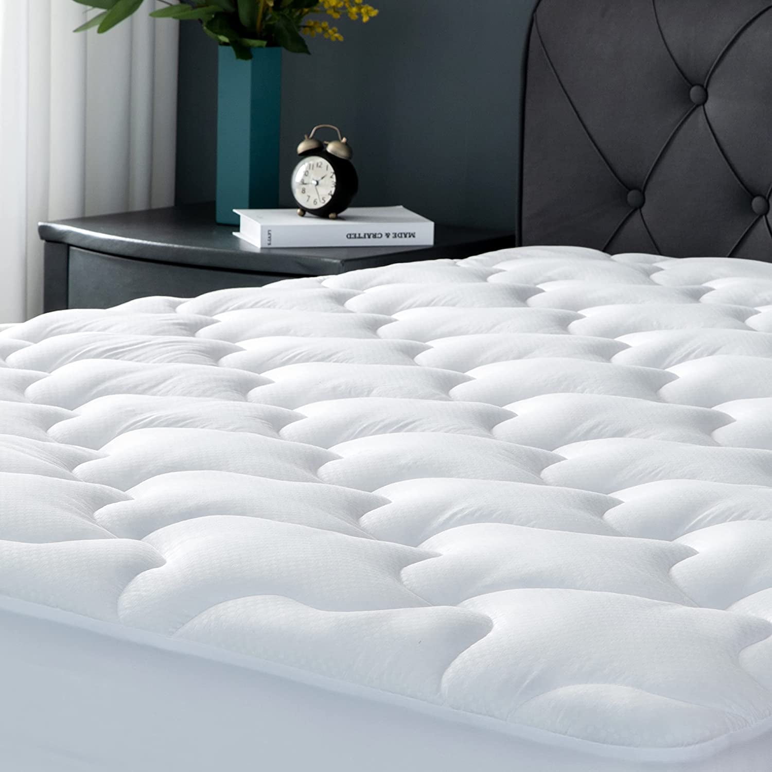 viewstar Cooling King Size Mattress Pad, Pillow Top Mattress Topper
