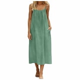 vigerkar Backless Cami Dresses for Women Sleeveless Open Back Lounge ...