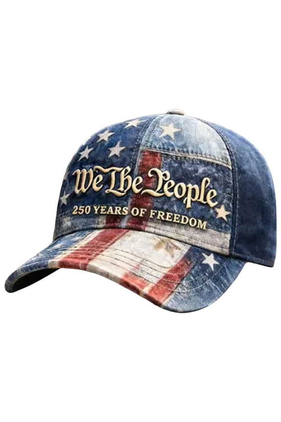 Baseball Cap 1776 Adjustable for Men Women 250 Anniversary Hat (Dark Blue, One Size)