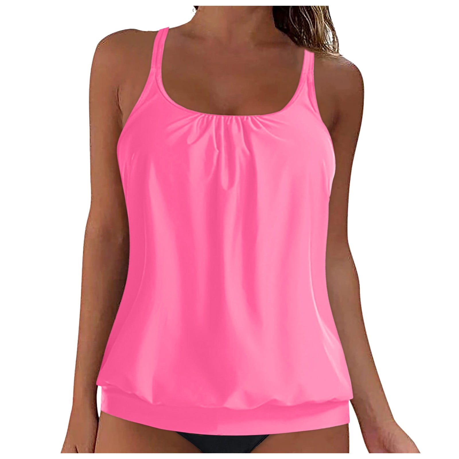 blouson bathing suit tops