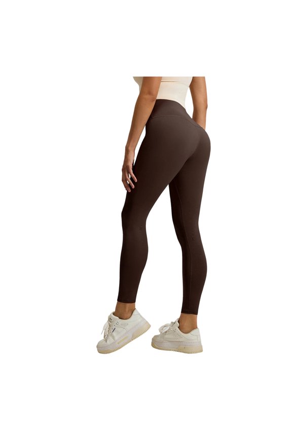 High-Waisted Buttery Soft Leggings for Women - Tummy Control for Yoga, Running & Everyday Workout (Coffee, S)