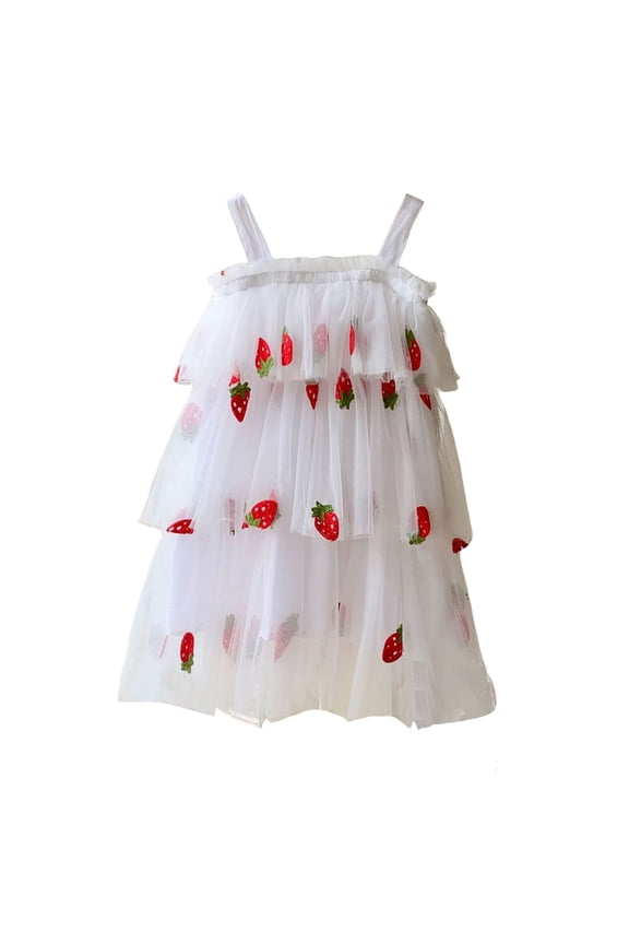 Layered Tulle Tutu Dress for Toddler Girls,Baby Girl Tutu Princess Skirt (White, 6-12 Months)