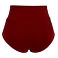 thumbnail image 1 of vigerkar Leggings Shorts for Women High Rise Plus Size Shorts Yoga Sexy Comfy Running Tights Tummy Control Shorts Red, S, 1 of 3