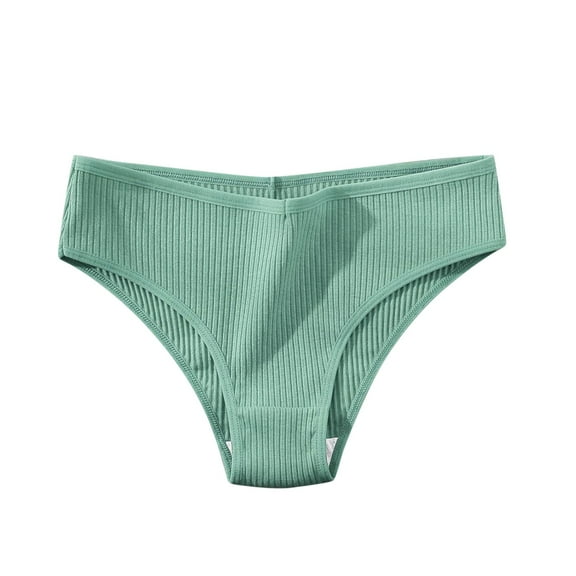vigerkar Panties for Women Bikini Brief Underwear No Show Seamless Soft Stretch Sexy Hipster Breathable Brief Green, L