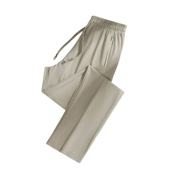 vigerkar Pants for Women Over 50,Quick Dry Breathable Comfy Fit Glide Pants Women's Plus Size Stretch Active Pant Khaki, XL