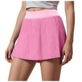 thumbnail image 1 of vigerkar Pleated Tennis Skirt for Women with Shorts Athletic Golf Skort Workout Running Sports Skirts Skorts with Pockets PK1, XXL, 1 of 6
