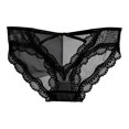 thumbnail image 1 of vigerkar Seamless Lace Panties For Women Mesh Sexy Panties No Show High Waisted Cute Thongs Cut Out Bikini Panties Black, One Size, 1 of 3