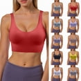 thumbnail image 1 of vigerkar Sports Bra for Women-High Impact Criss Cross Back, Full Support for Large Bust Yoga Bra (Green, S), 1 of 7