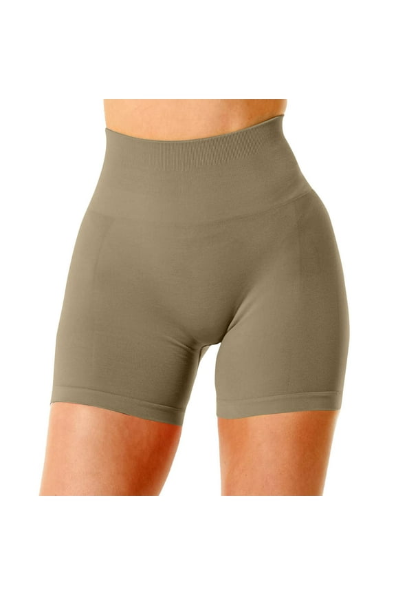 Swim Bottoms for Womens,Swimsuit Boy Shorts Tankini Bottoms Swim Biker Shorts High Waisted Shorts Tankini Swimming Shorts Gold, XL